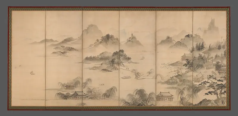 View of West Lake Wall Art by Kusumi Morikage - High-Resolution Digital Print