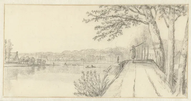 View on the Vecht Wall Art by Abraham Rutgers - High-Resolution Digital Print