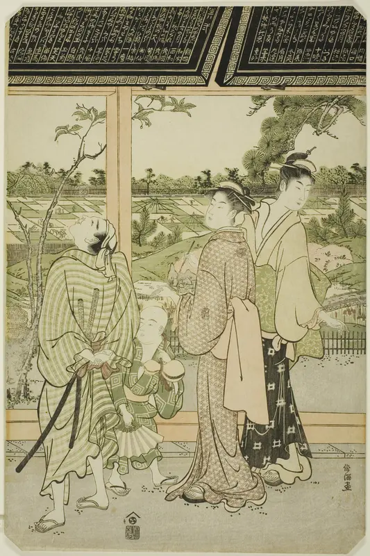 Viewing Votive Plaques at Mukojima
