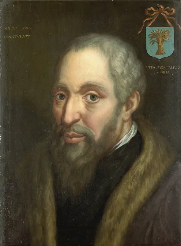 Viglius ab Zuychem (1507-77). Fries rechtsgeleerde, voorzitter van de Geheime Raad en lid van de Raad van State Wall Art by anonymous - High-Resolution Digital Print