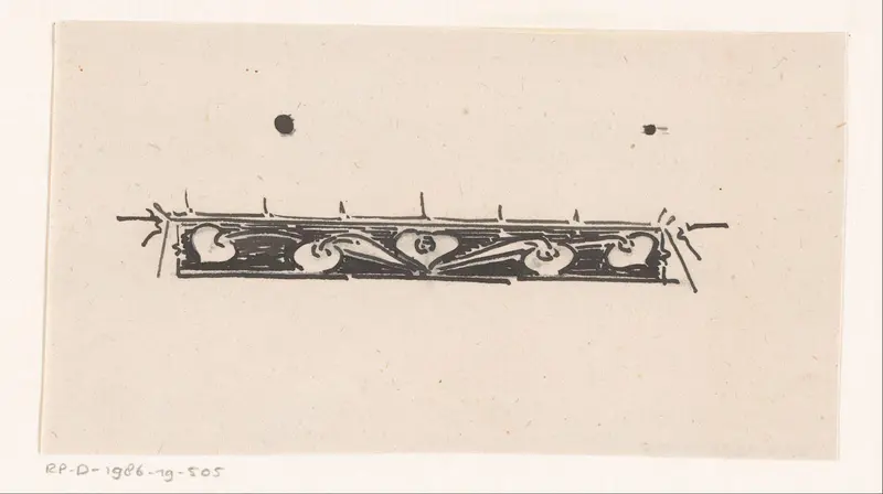Vignet met bladmotief Wall Art by Reinier Willem Petrus de Vries (1874-1953) - High-Resolution Digital Print