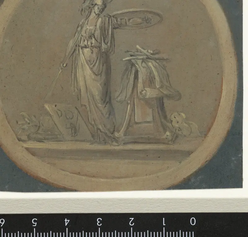 Vignet met Minerva Wall Art by anonymous - High-Resolution Digital Print