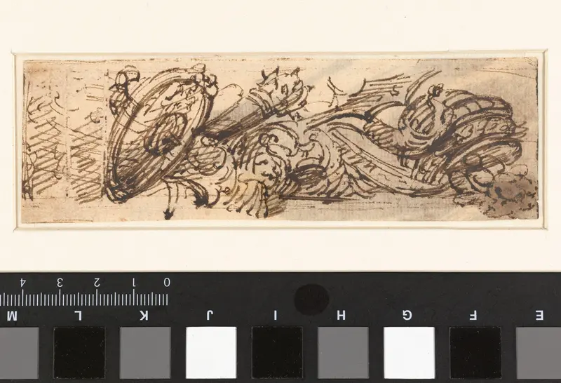 Vignet met schild, knots en lans Wall Art by Giovanni Battista Piranesi - High-Resolution Digital Print
