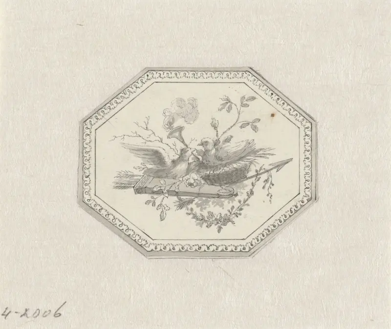 Vignet met stilleven met fruit Wall Art by Pieter de Goeje - High-Resolution Digital Print