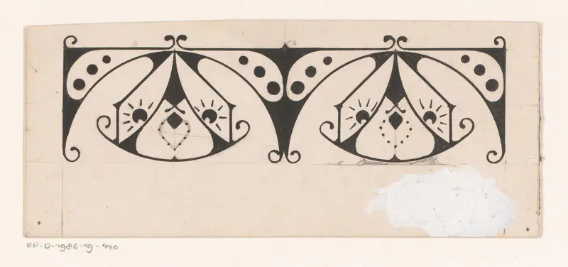 Vignetten met stippen, krullen en zonnen Wall Art by Reinier Willem Petrus de Vries (1874-1953) - High-Resolution Digital Print