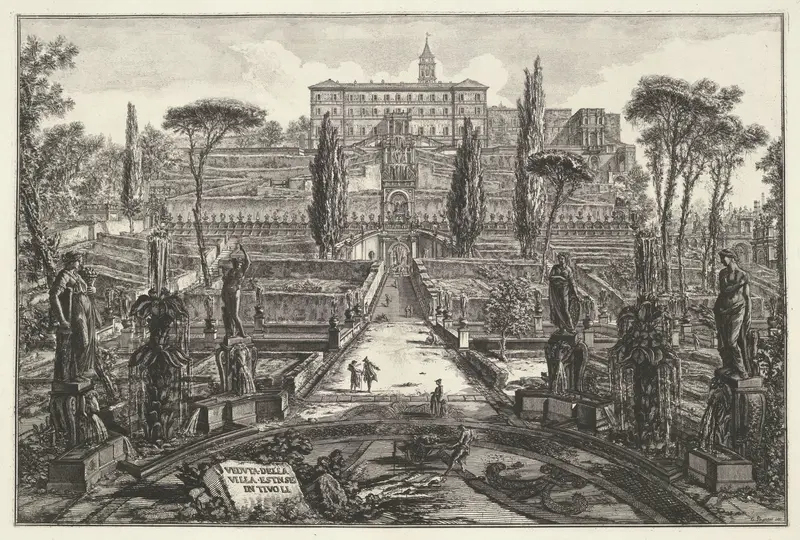 Villa d'Este in Tivoli Wall Art by Unknown - High-Resolution Digital Print