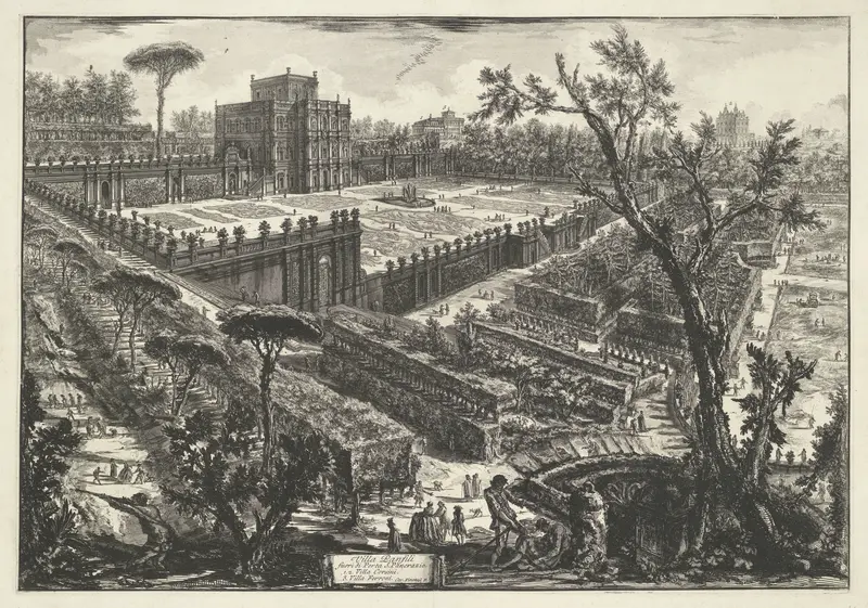 Villa Doria Pamphili te Rome Wall Art by Unknown - High-Resolution Digital Print