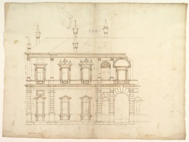 Villa Giulia, Casino, elevation