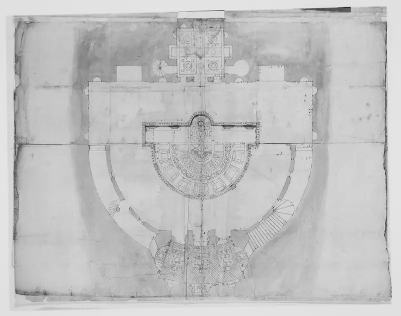Villa Giulia, plan (composite)