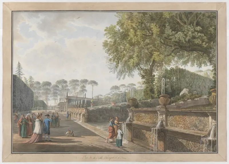 Villa Pamphili Wall Art by Giovanni Volpato - High-Resolution Digital Print