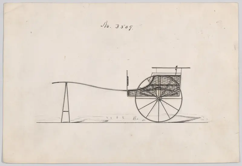 Village Cart #3509 Wall Art by Brewster & Co. - High-Resolution Digital Print