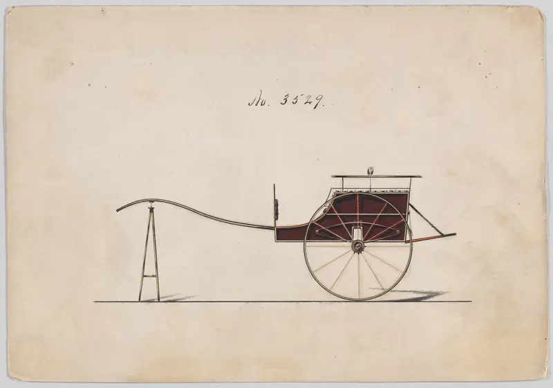 Village Cart # 3529 Wall Art by Brewster & Co. - High-Resolution Digital Print