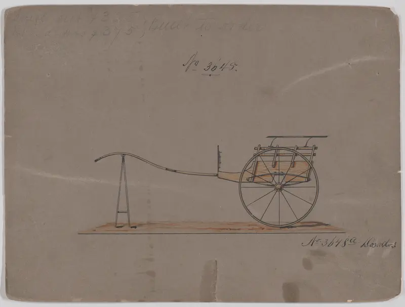 Village Cart # 3648 Wall Art by Brewster & Co. - High-Resolution Digital Print