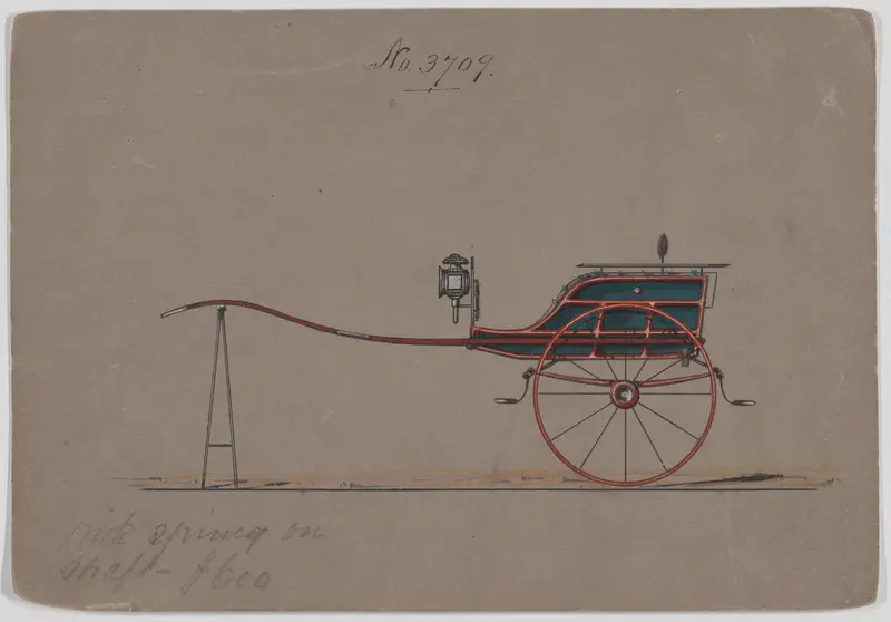 Village Cart # 3709 Wall Art by Brewster & Co. - High-Resolution Digital Print