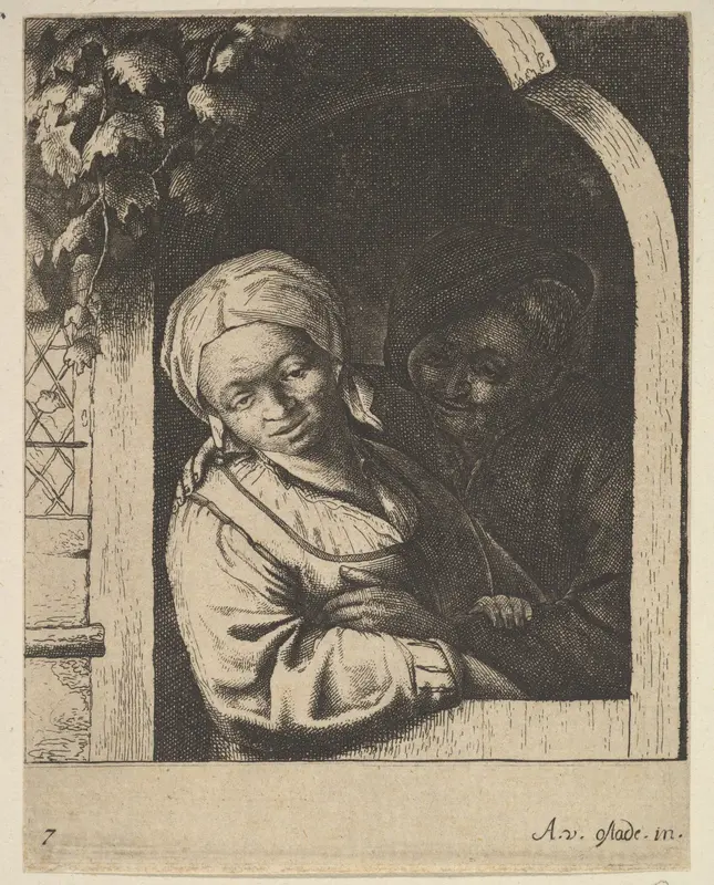 Village Girl Wall Art by Adriaen van Ostade - High-Resolution Digital Print
