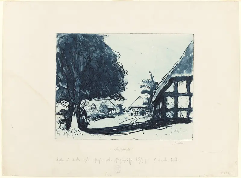 Village Street Wall Art by Ernst Ludwig Kirchner - High-Resolution Digital Print