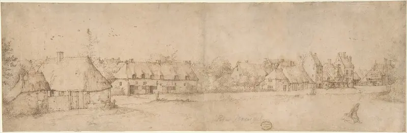 Village View Wall Art by The Master of the Small Landscapes - High-Resolution Digital Print
