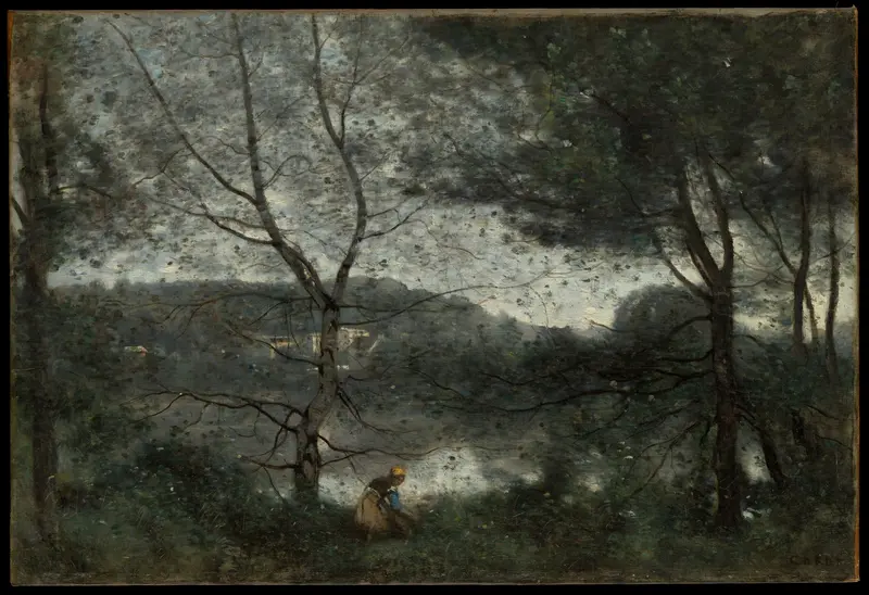 Ville-d'Avray Wall Art by Camille Corot - High-Resolution Digital Print
