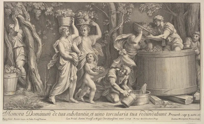 Vintage scene Wall Art by Giovanni Girolamo Frezza - High-Resolution Digital Print