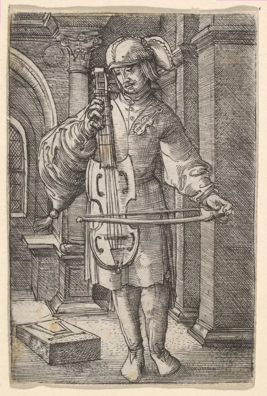 Violin-Player Wall Art by Albrecht Altdorfer - High-Resolution Digital Print