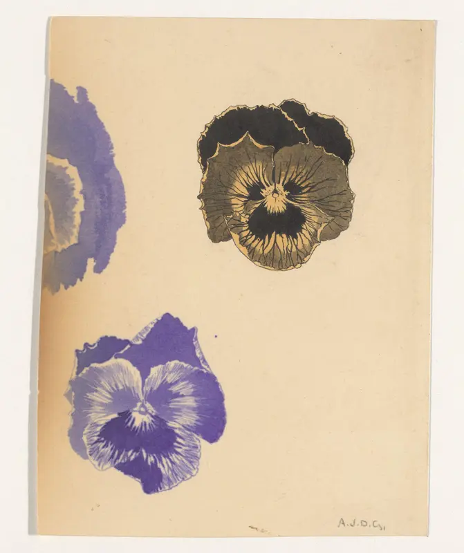 Viooltjes Wall Art by Unknown - High-Resolution Digital Print