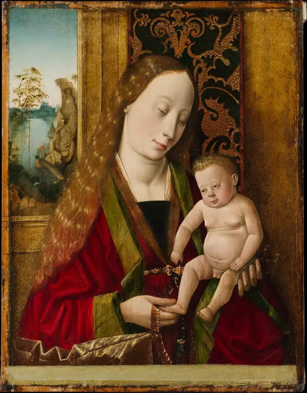 Virgin and Child Wall Art by Hans Traut - High-Resolution Digital Print
