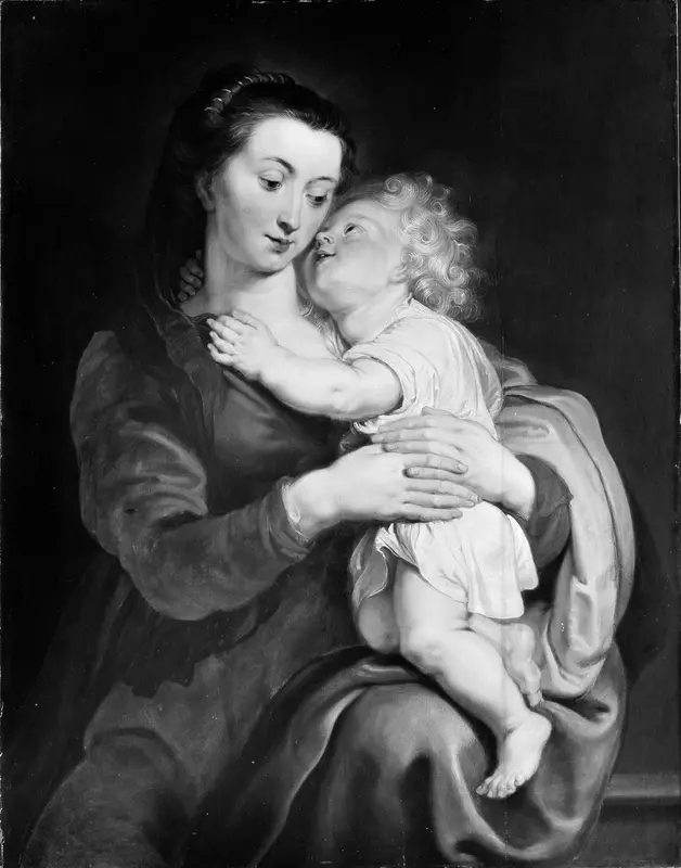 Virgin and Child Wall Art by Peter Paul Rubens - High-Resolution Digital Print
