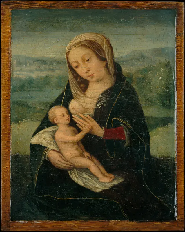 Virgin and Child Wall Art by Netherlandish (Antwerp?) - High-Resolution Digital Print