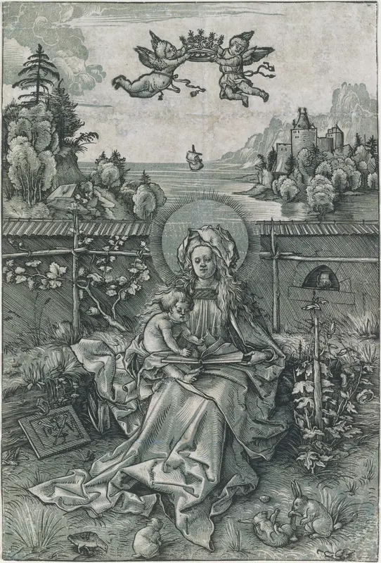 Virgin and Child Wall Art by Hans Wechtlin - High-Resolution Digital Print