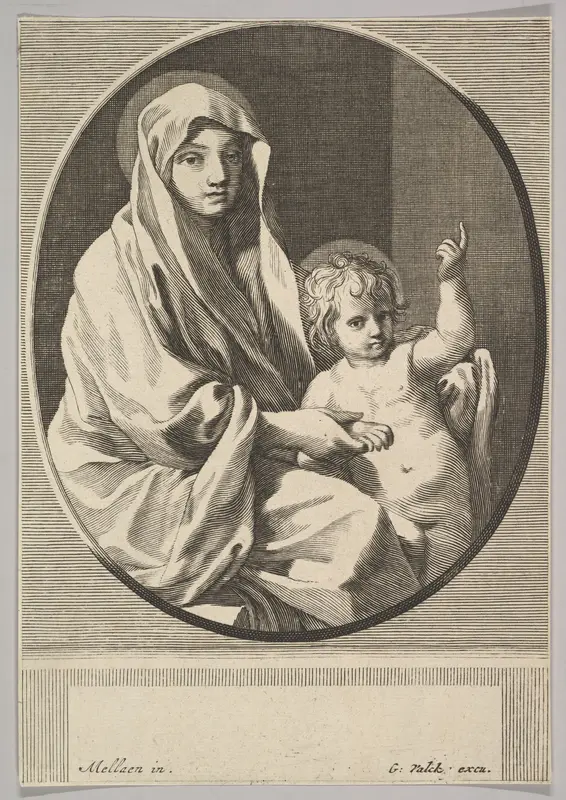 Virgin and Child Wall Art by Gerard Valck - High-Resolution Digital Print