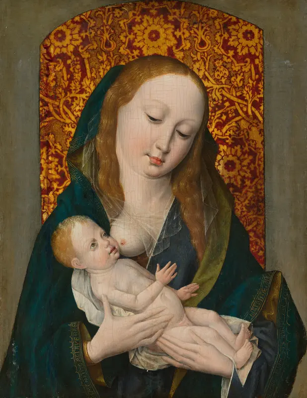 Virgin and Child (Madonna Lactans) Wall Art by anonymous - High-Resolution Digital Print