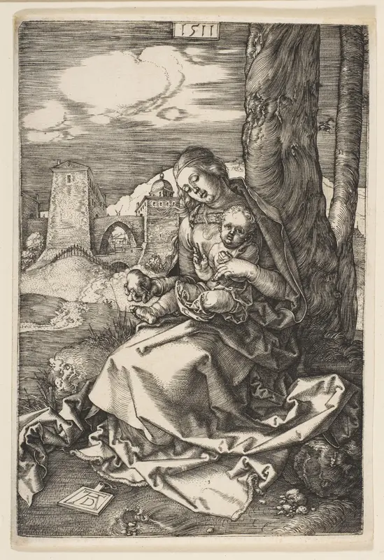 Virgin and Child with the Pear Wall Art by Albrecht Dürer - High-Resolution Digital Print