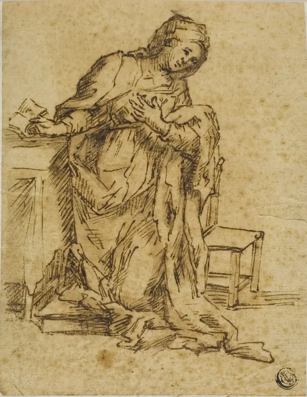 Virgin Annunciate Wall Art by Lodovico Carracci - High-Resolution Digital Print