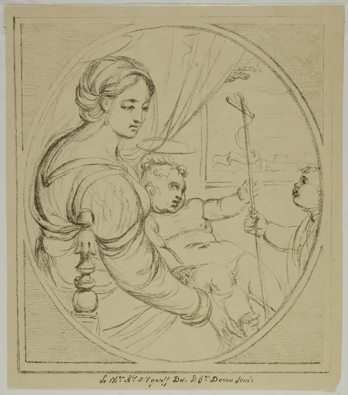 Virgin in a Chair