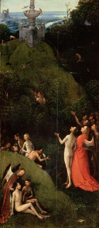 Visions of the Hereafter: Terrestrial Paradise Wall Art by Hieronymus Bosch - High-Resolution Digital Print