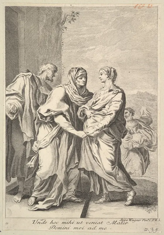 Visitation (copy in reverse) Wall Art by Joseph Wagner - High-Resolution Digital Print