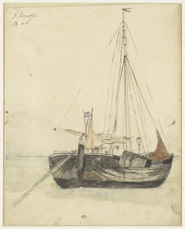 Visserspink te Katwijk Wall Art by Gerhard Morgenstjerne Munthe - High-Resolution Digital Print