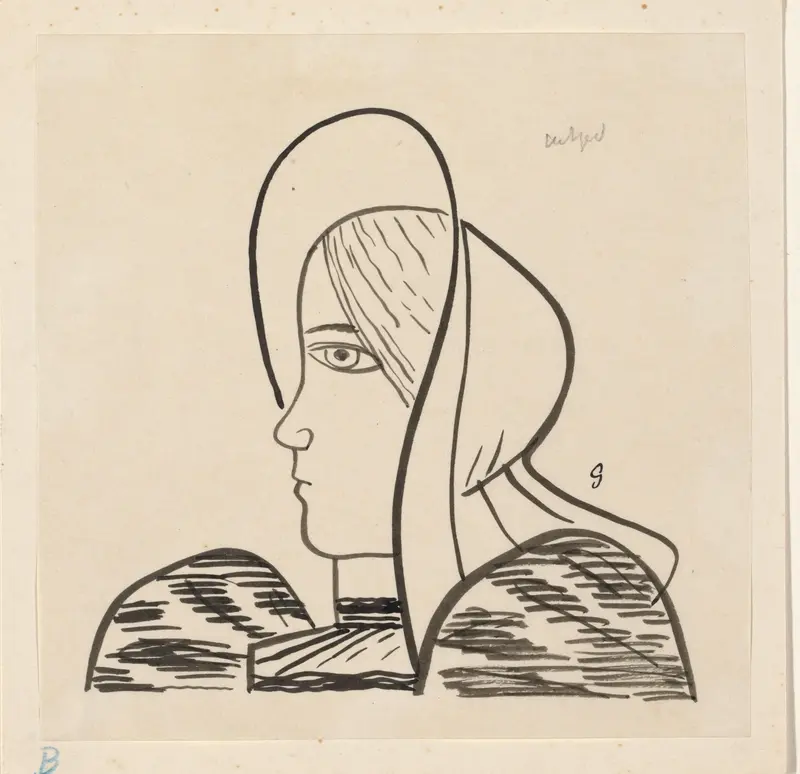 Vissersvrouw Wall Art by Unknown - High-Resolution Digital Print