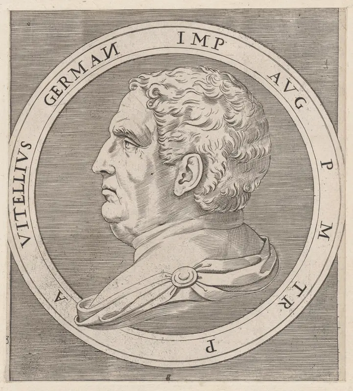Vitellius, from The Twelve Caesars, from "Speculum Romanae Magnificentiae"