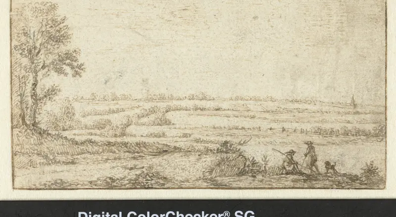 Vlak landschap Wall Art by Jan van Goyen - High-Resolution Digital Print