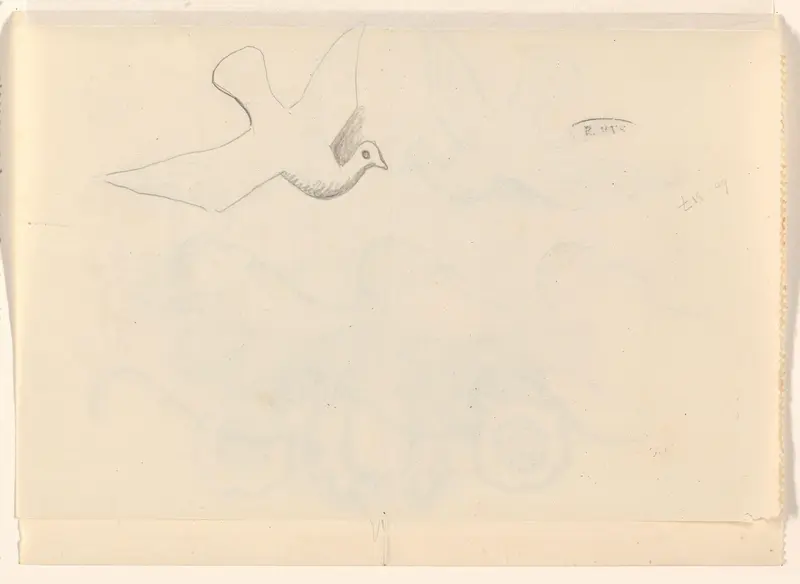 Vliegende duif Wall Art by Leo Gestel - High-Resolution Digital Print
