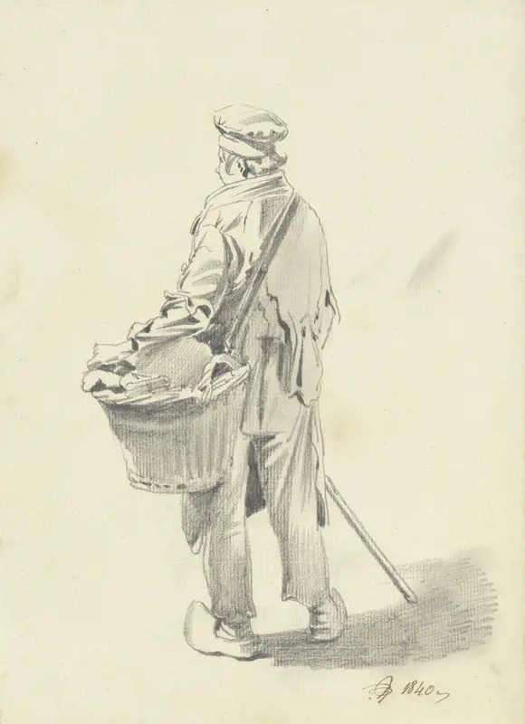 Voddenboer, van achteren Wall Art by Pieter van Loon - High-Resolution Digital Print