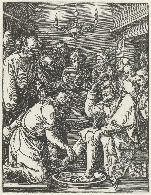 Voetwassing Wall Art by Unknown - High-Resolution Digital Print