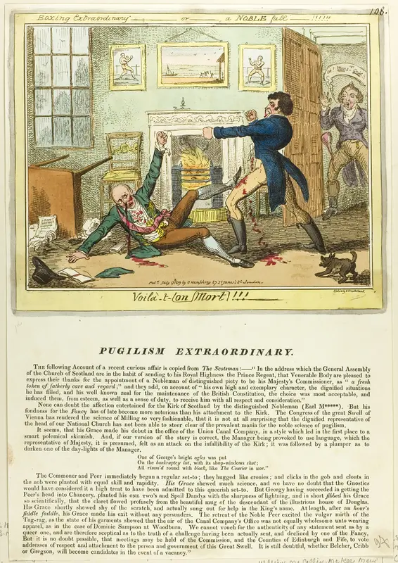 Voila-t-on Mort!!! Wall Art by George Cruikshank - High-Resolution Digital Print