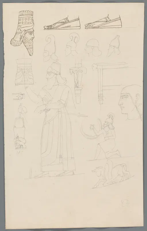 Voorbeelden van Assyrische kunst Wall Art by Unknown - High-Resolution Digital Print