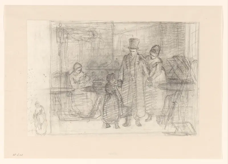 Voorbereidselen voor den kerkgang Wall Art by Hendrik Valkenburg - High-Resolution Digital Print