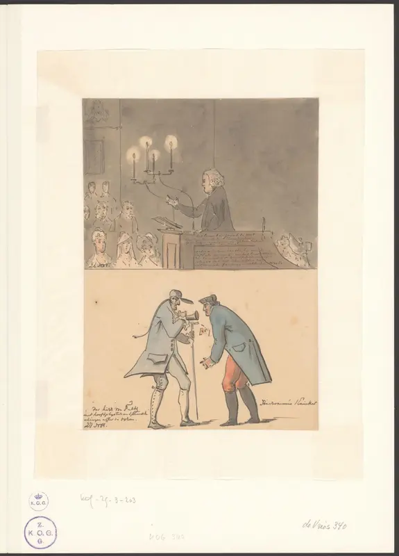Voordracht van Bernardus de Bosch over Jacob de Wit Wall Art by Christiaan Andriessen - High-Resolution Digital Print
