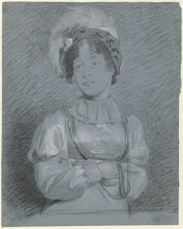 Voorstudie voor het portret van Frederica Louise Wilhelmina van Oranje-Nassau Wall Art by Charles Howard Hodges - High-Resolution Digital Print