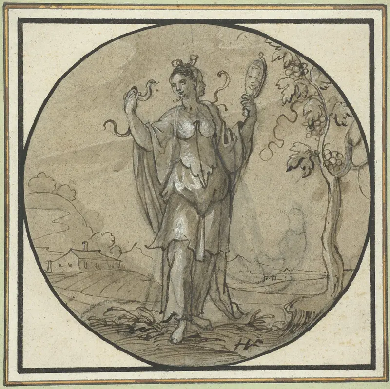 Voorzichtigheid (Prudentia) Wall Art by Hans Ulrich Franck - High-Resolution Digital Print
