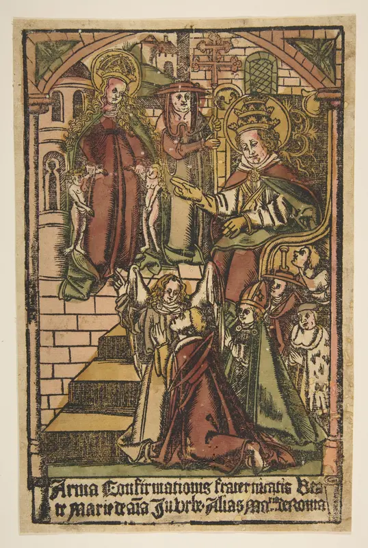 Votive Offering of the Brotherhood of Santa Maria dell'Anima Wall Art by Anonymous, German - High-Resolution Digital Print